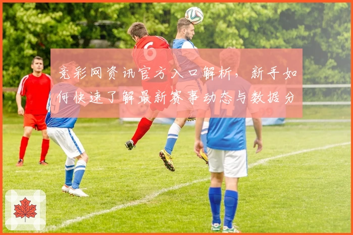 竞彩网资讯官方入口解析，新手如何快速了解最新赛事动态与数据分析技巧